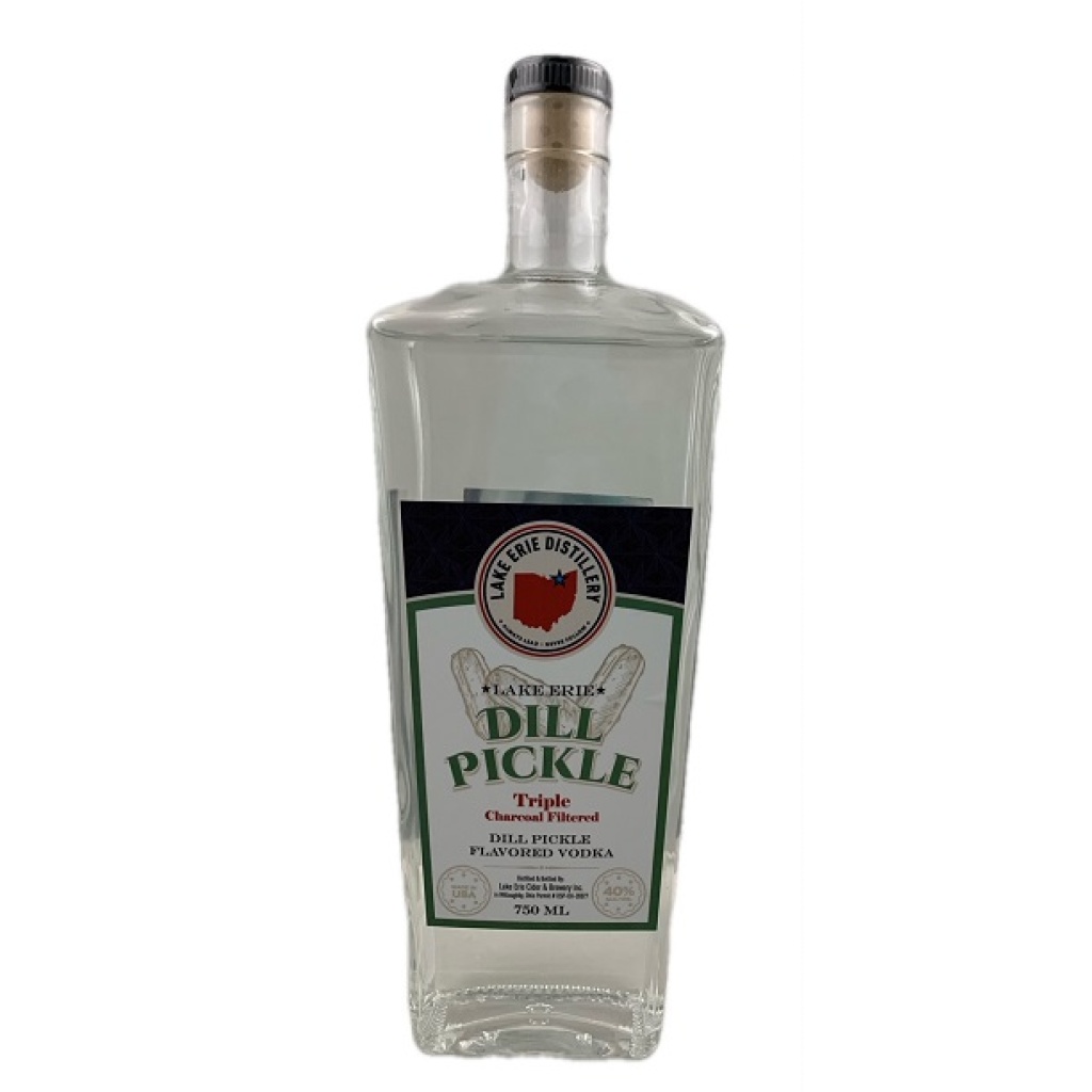 Vodka, Dill Pickle Flavor Lake Erie Distillery