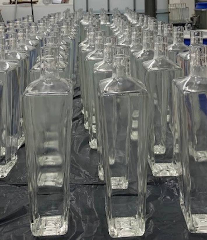 vodka bottles empty